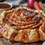 salted caramel apple galette - featured image