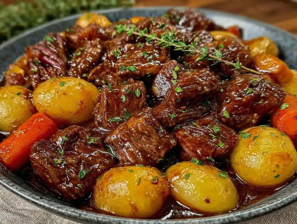 slow cooker beef stew preparation steps