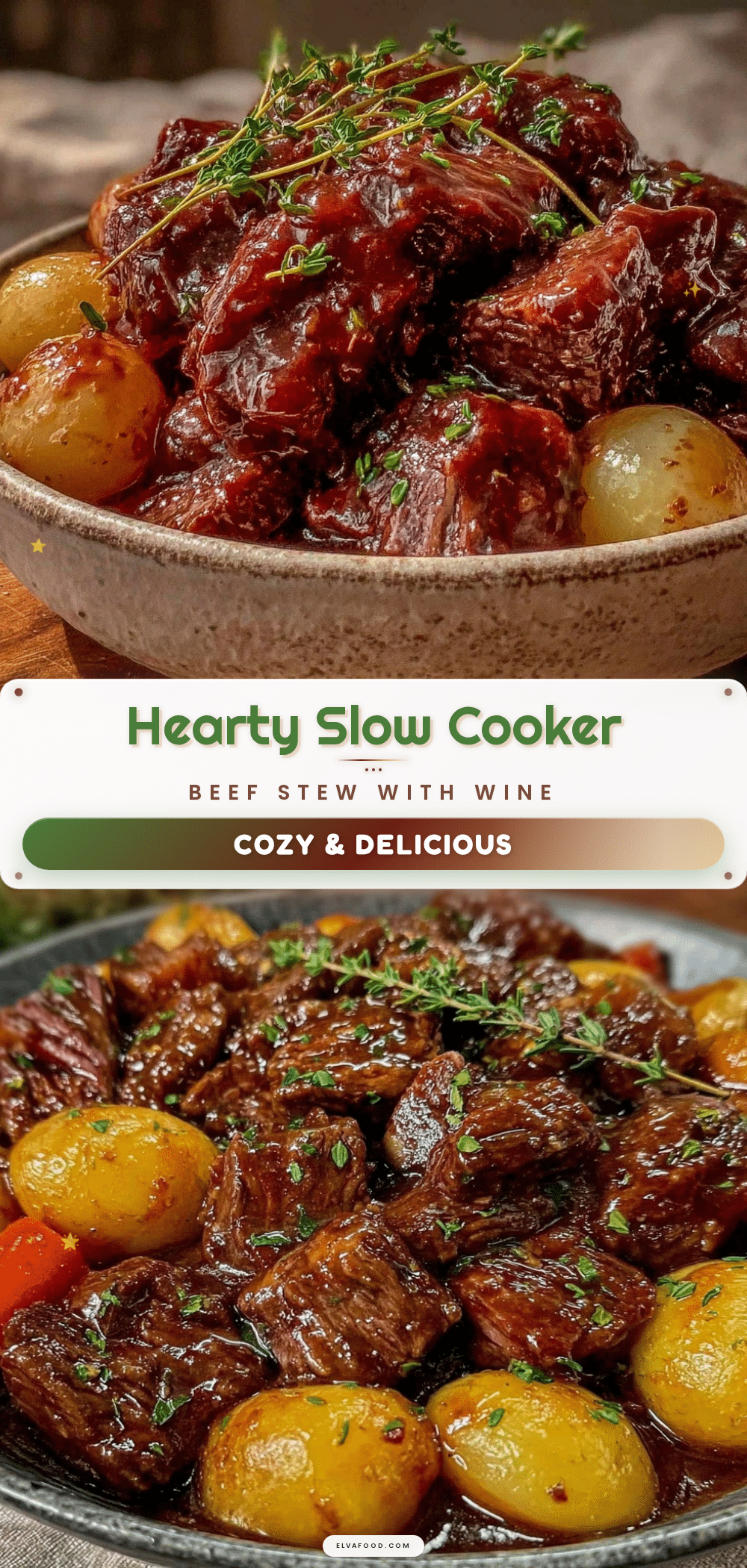 slow cooker beef stew recipe