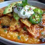slow cooker chicken tortilla soup - featured image