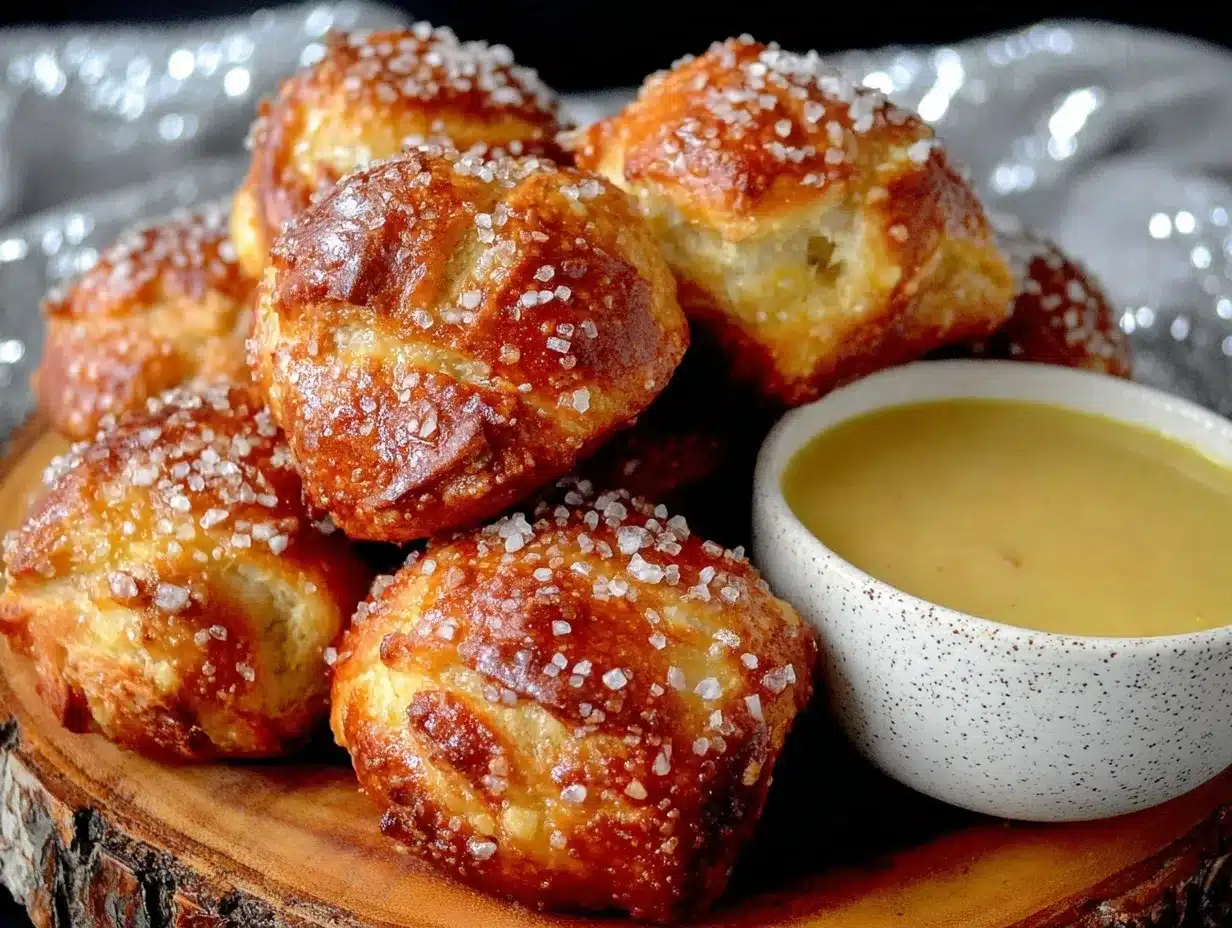 soft pretzel bites preparation steps