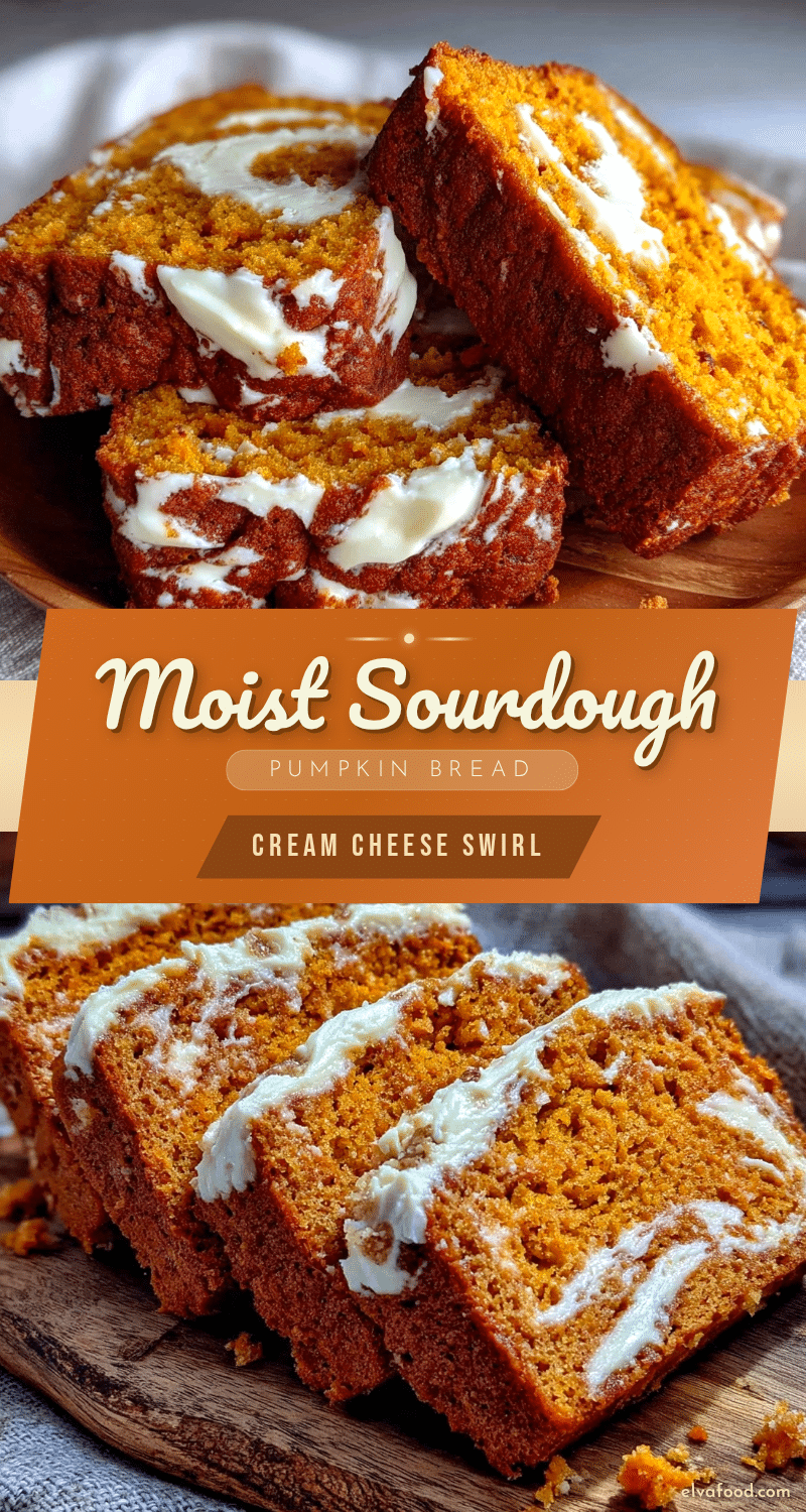 sourdough pumpkin bread cream cheese swirl recipe