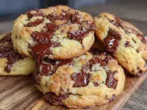tender thick and chewy bakery-style chocolate chip cookies - featured image