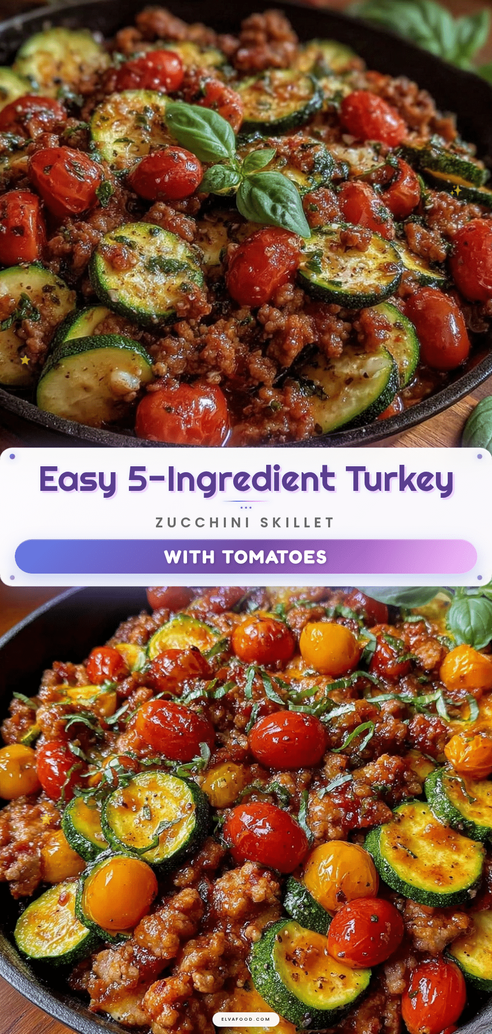 turkey zucchini skillet recipe recipe