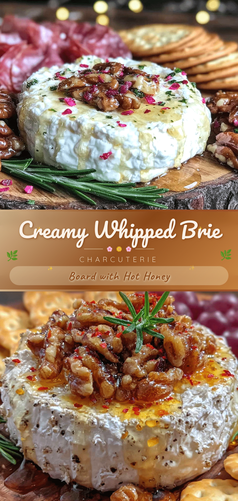 whipped brie charcuterie board recipe