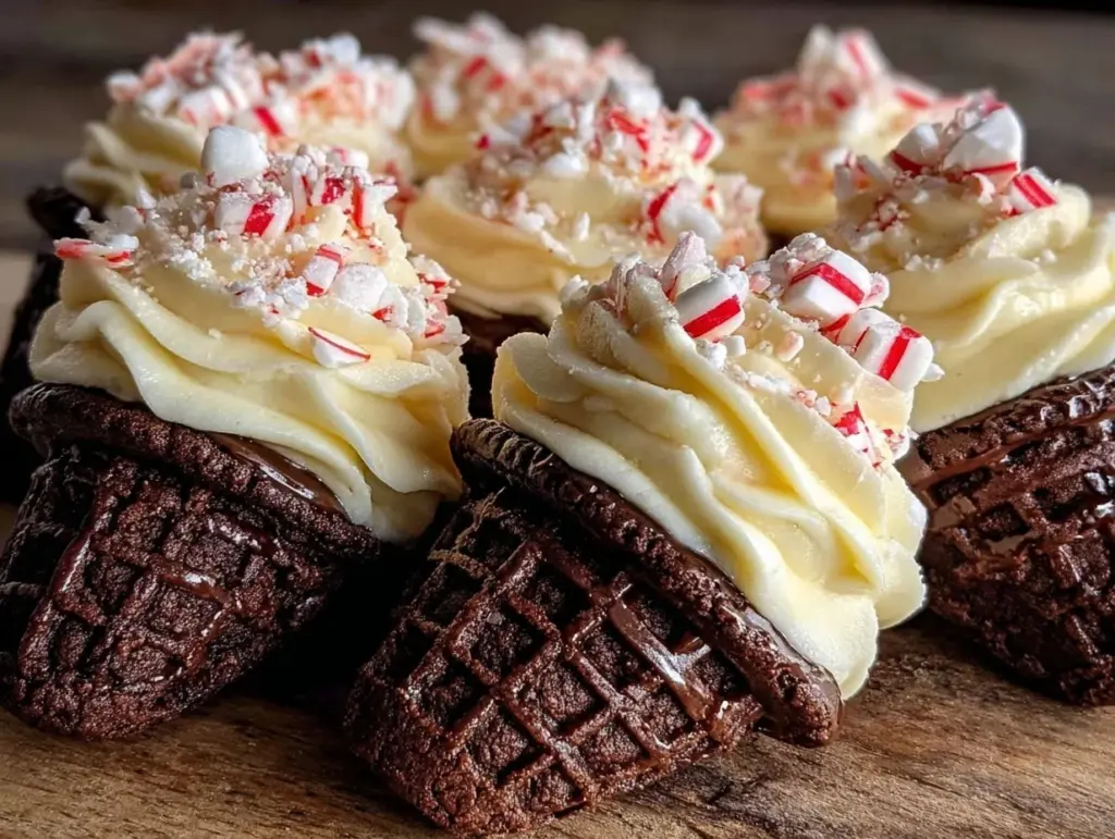 witch hat chocolate peppermint cone cookies - featured image