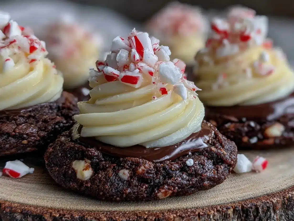 witch hat chocolate peppermint cone cookies preparation steps