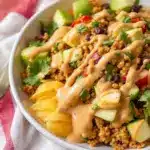 5-minute apple nachos with peanut butter drizzle - featured image