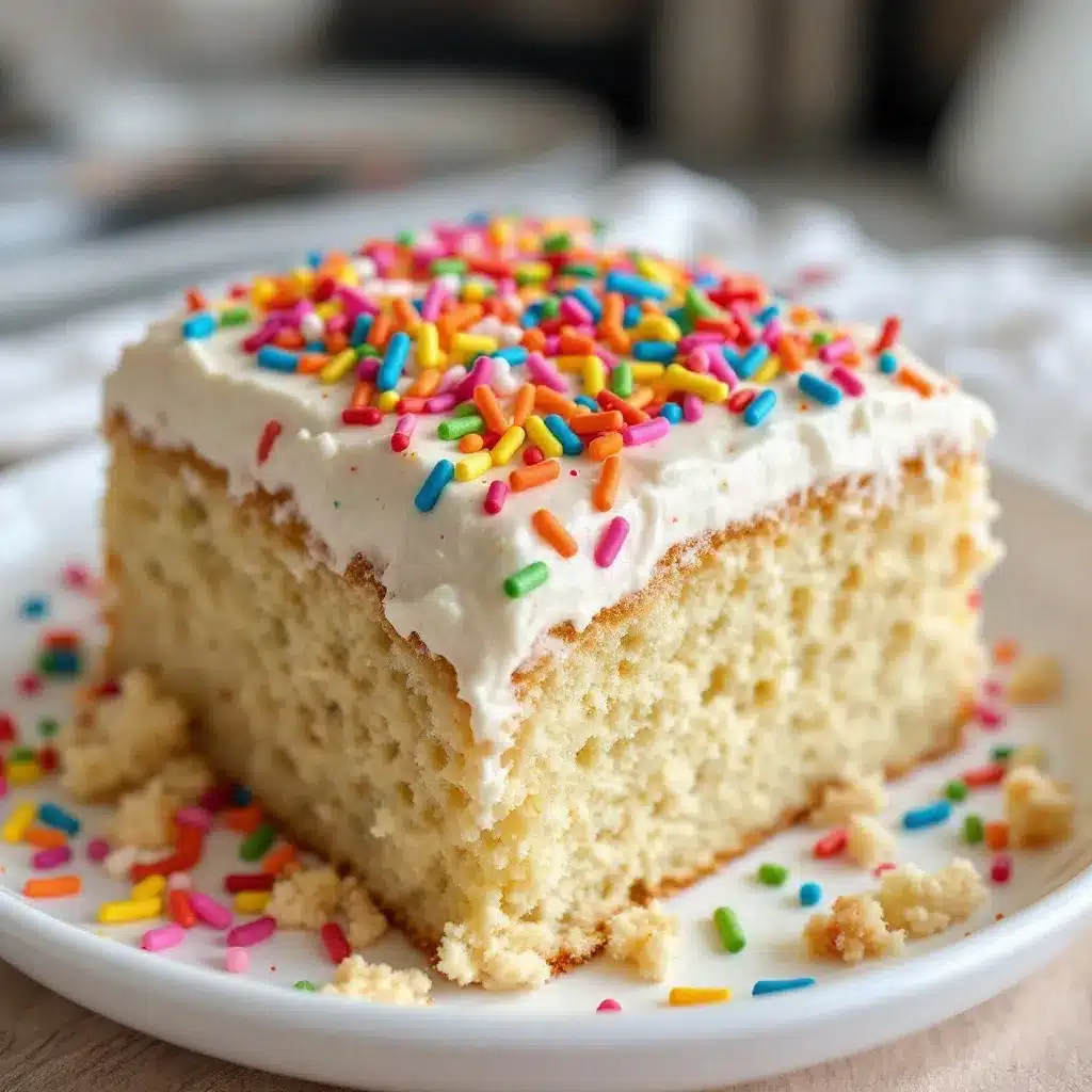 birthday sheet cake preparation steps