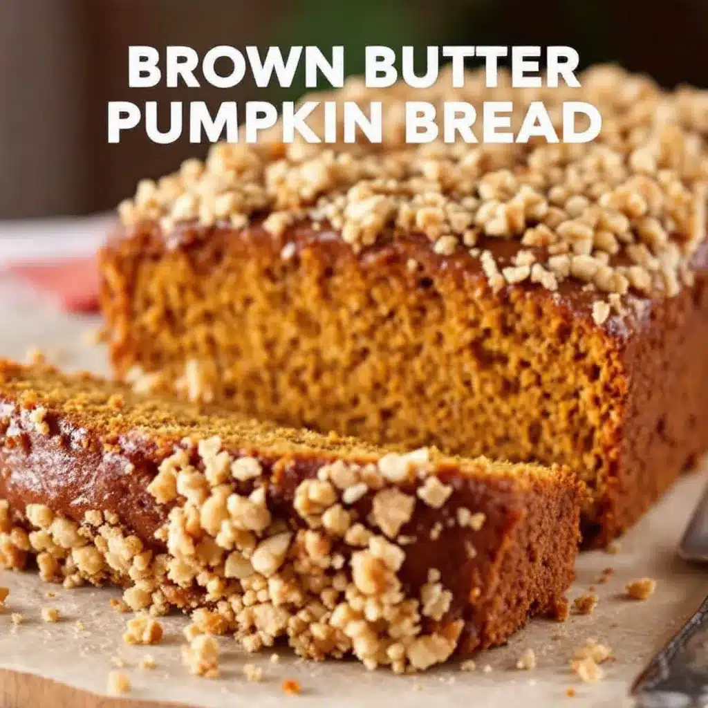 brown butter pumpkin bread preparation steps