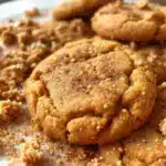 chewy pumpkin snickerdoodle cookies - featured image