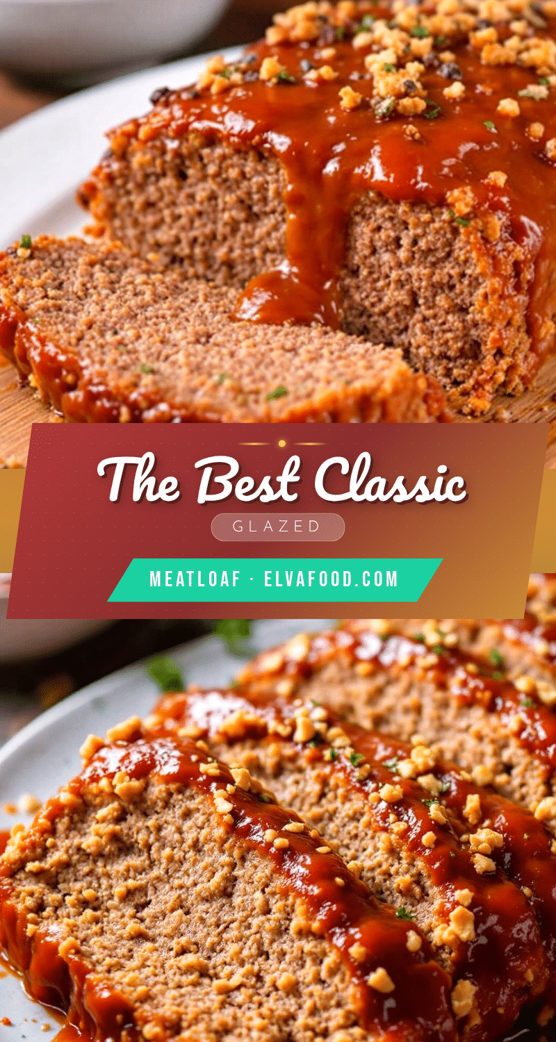 classic glazed meatloaf with brown sugar ketchup glaze recipe
