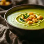 creamy zucchini soup - featured image