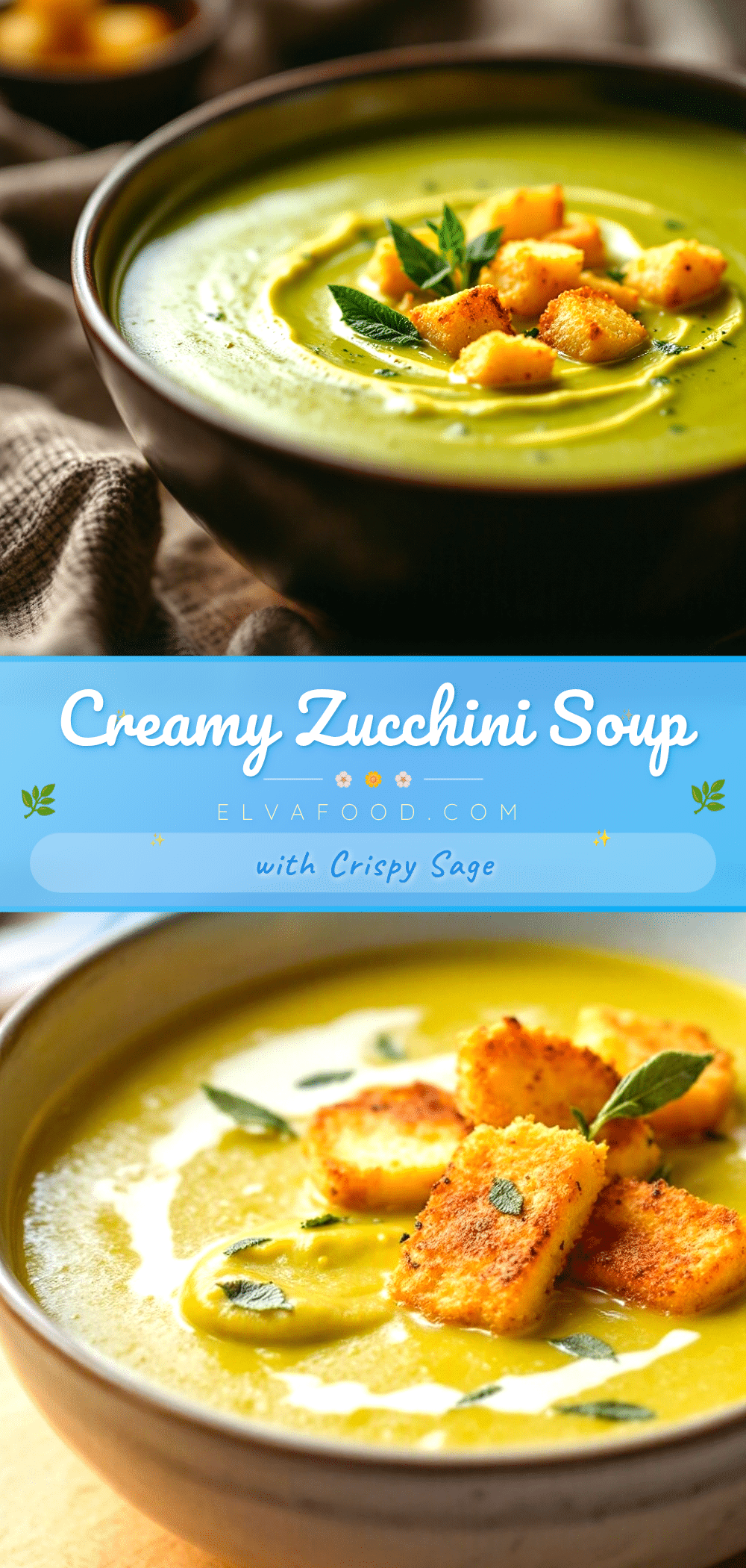 creamy zucchini soup recipe