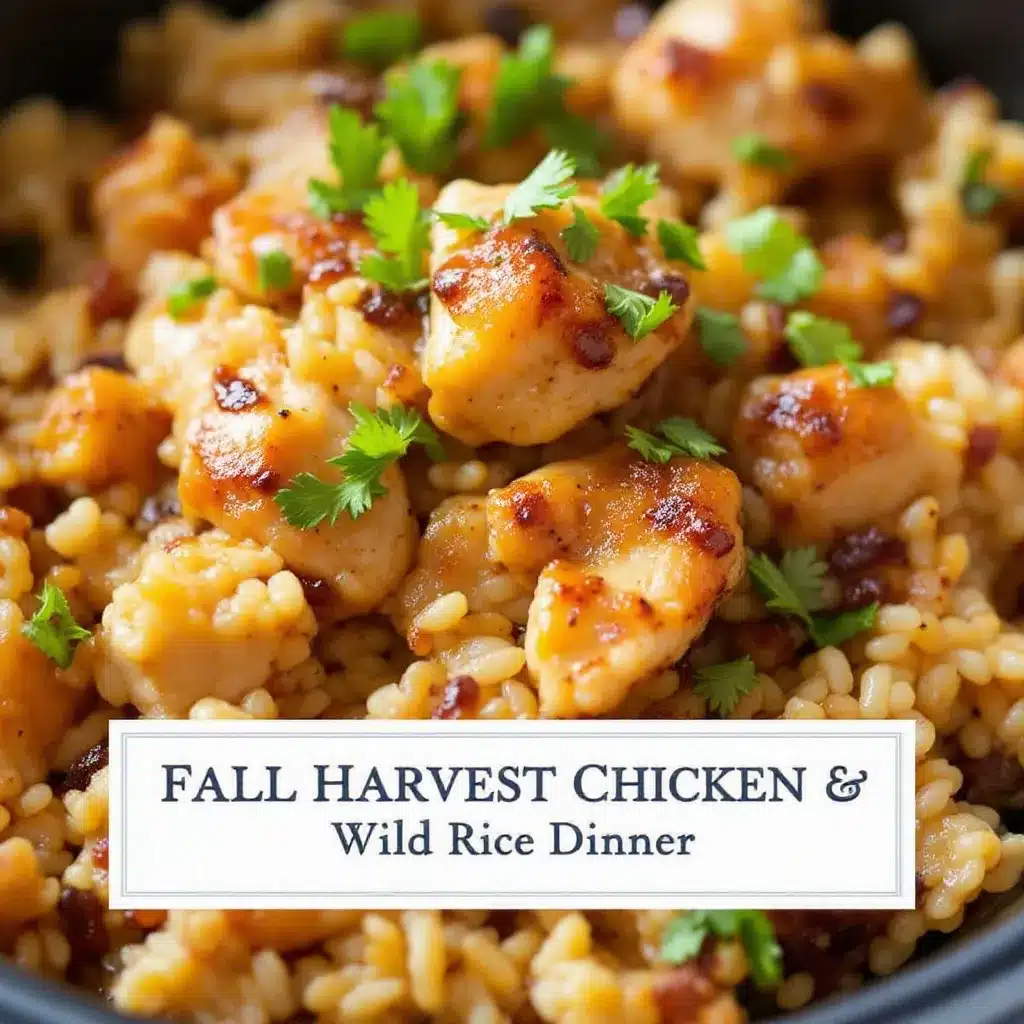 crockpot chicken and wild rice preparation steps