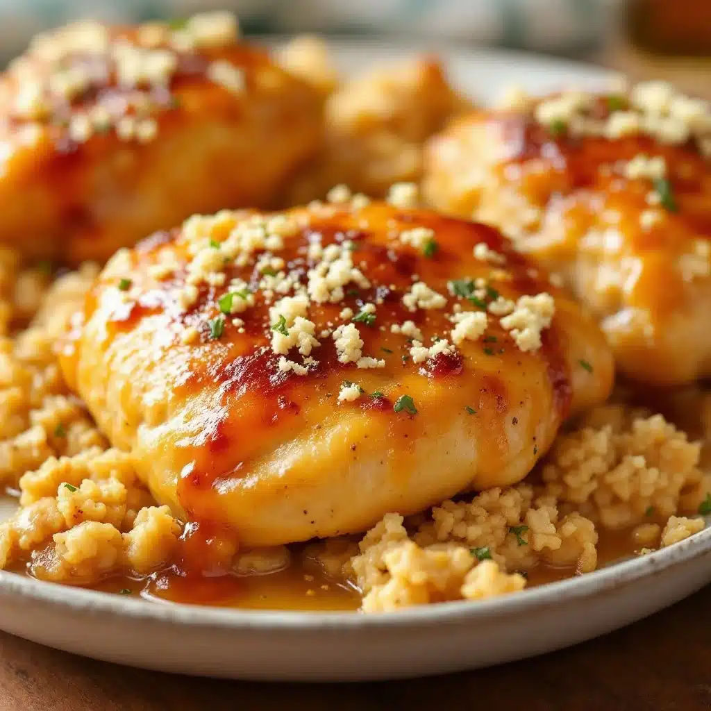 crockpot honey garlic chicken thighs - featured image
