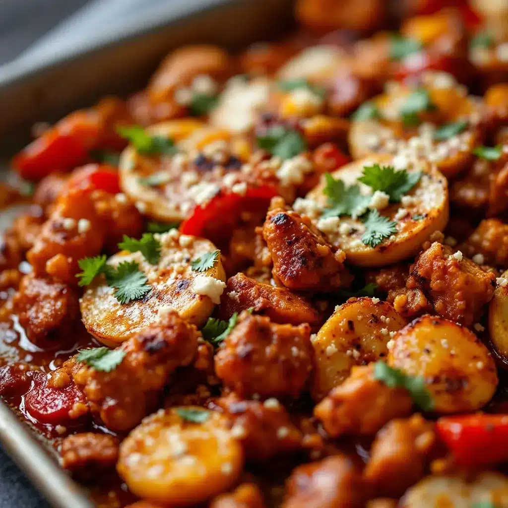 easy one-pan sheet pan fajitas preparation steps