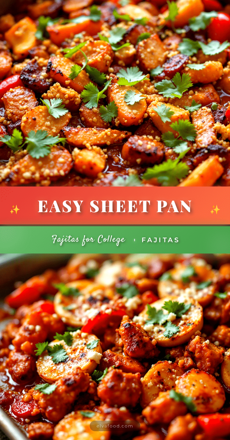 easy one-pan sheet pan fajitas recipe