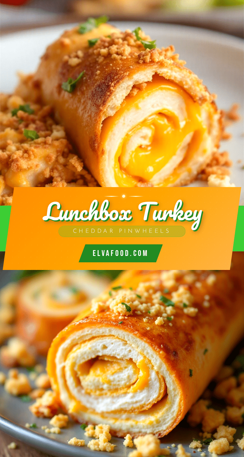 Easy Turkey Cheddar Pinwheel Roll-Ups Recipe recipe