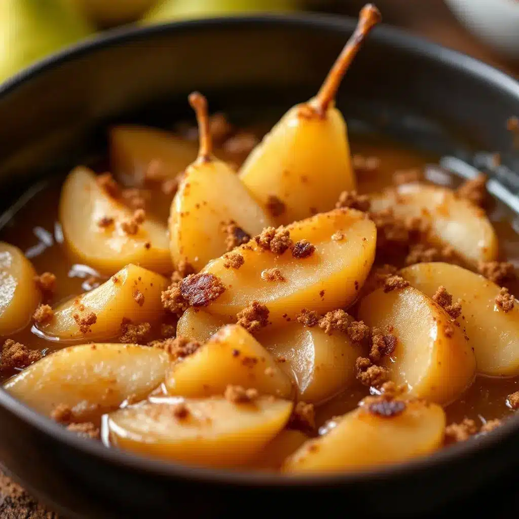 homemade canned cinnamon pears preparation steps