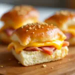 mini ham and cheese sliders - featured image