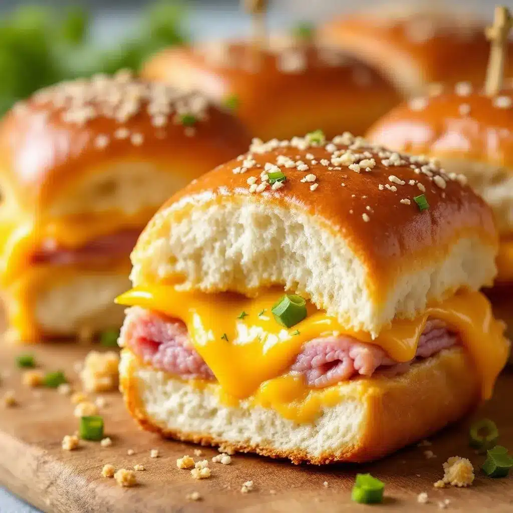 mini ham and cheese sliders preparation steps