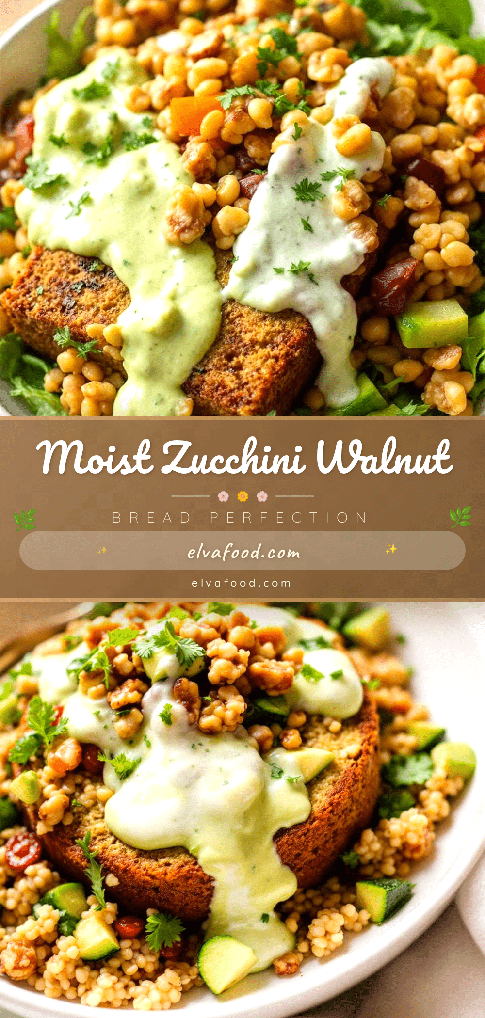 moist zucchini bread with walnuts recipe