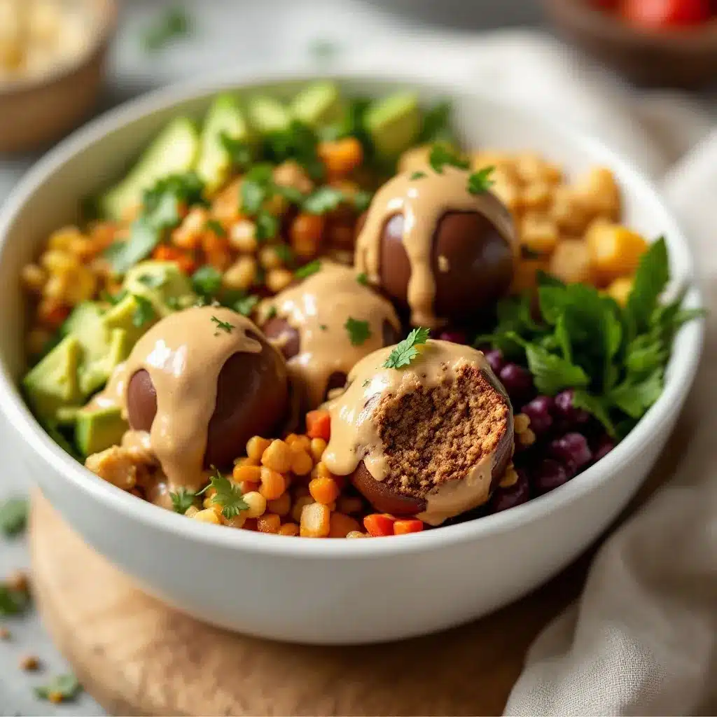 no-bake chocolate peanut butter protein balls preparation steps
