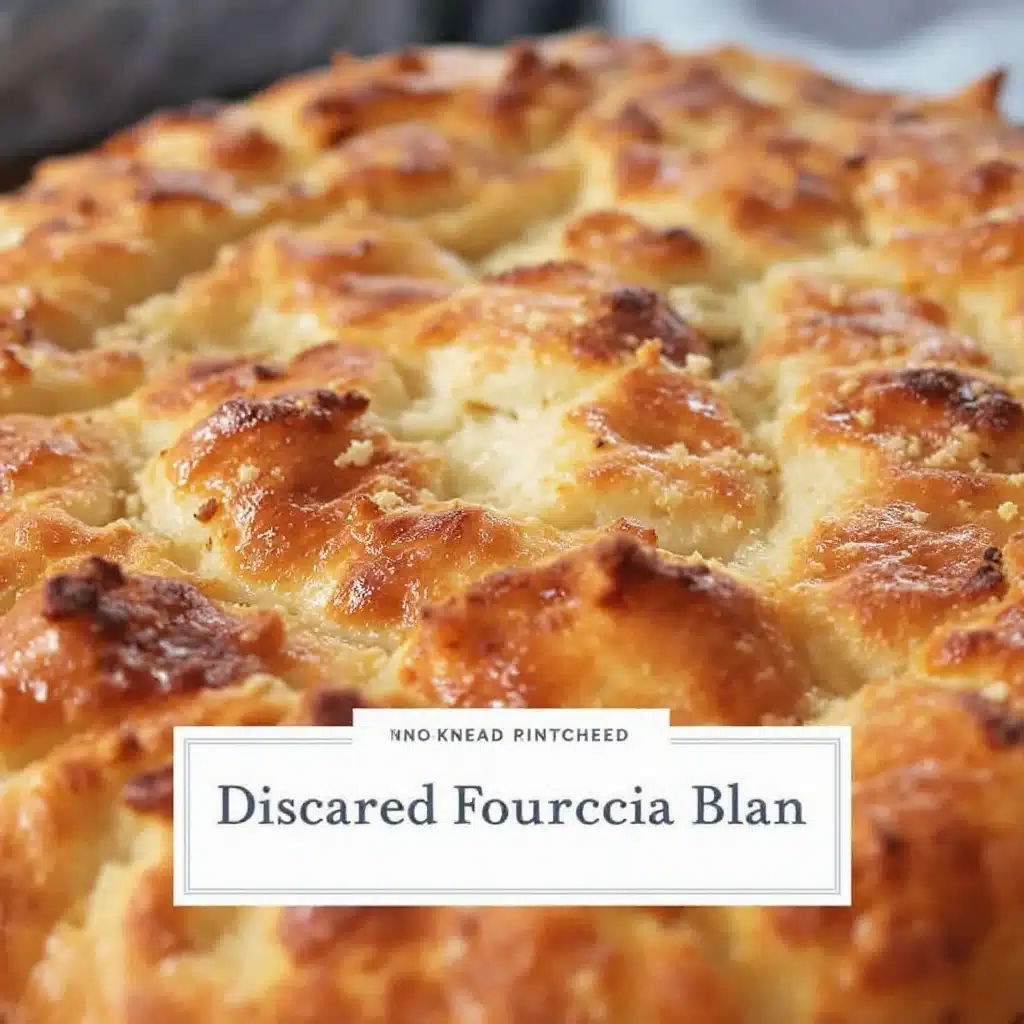 no-knead sourdough discard focaccia - featured image