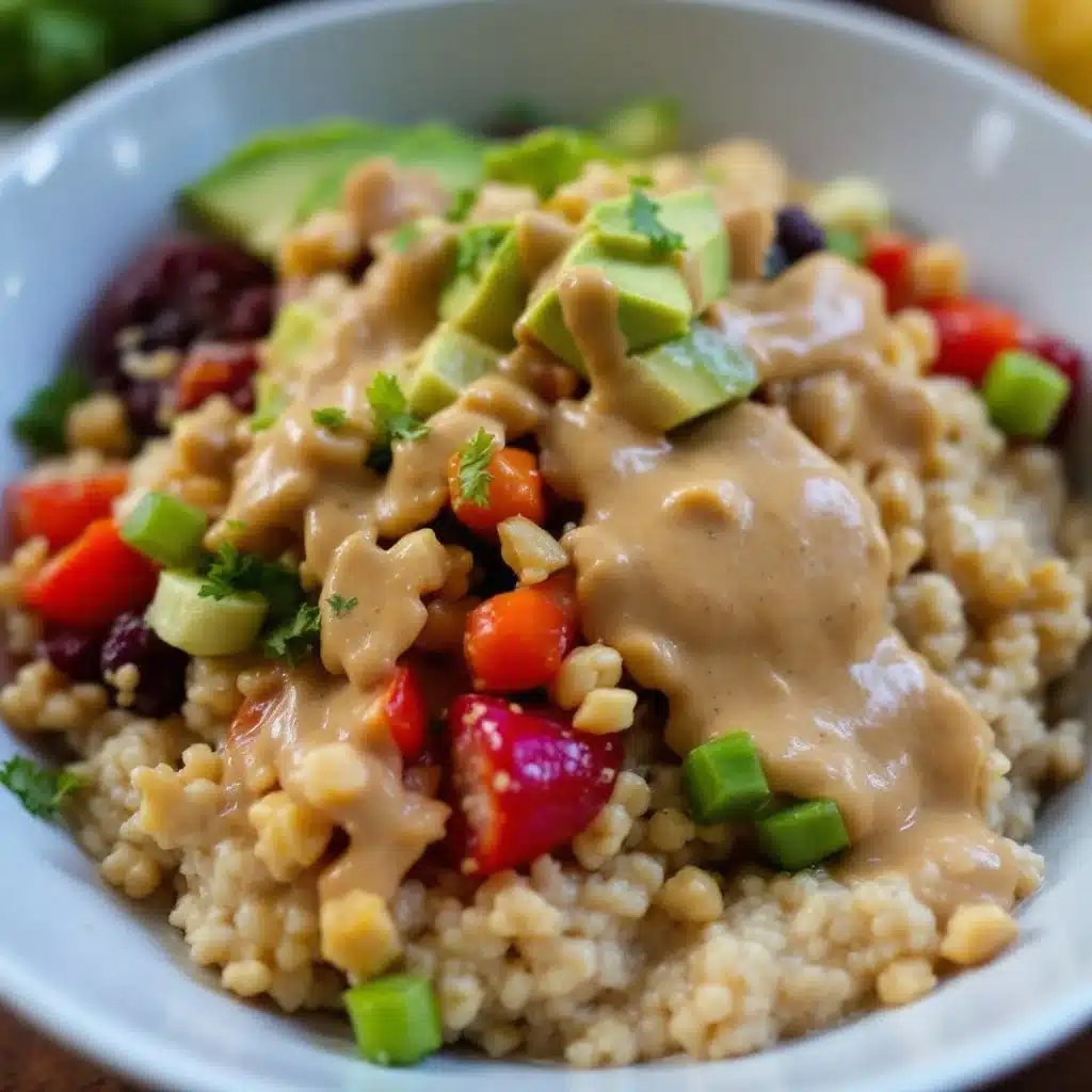 peanut butter protein oats - featured image