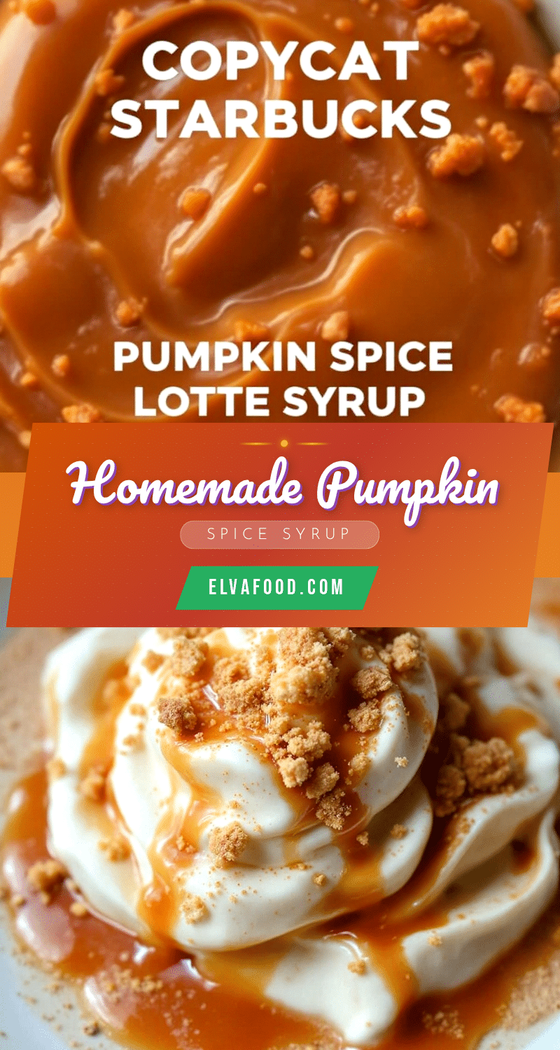 pumpkin spice syrup recipe
