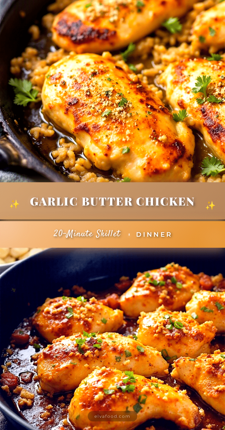 quick garlic butter chicken skillet recipe