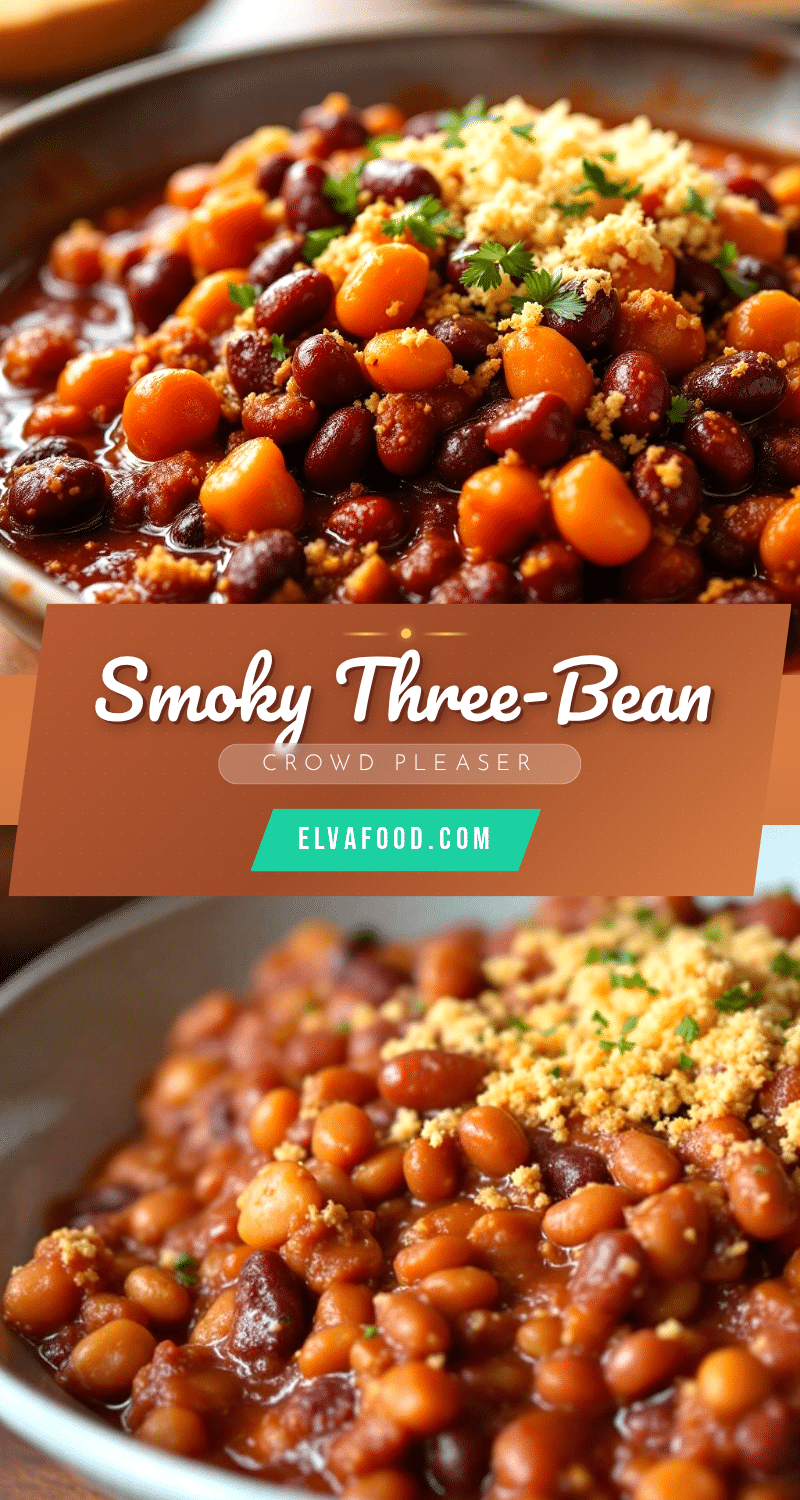 smoky three-bean chili recipe