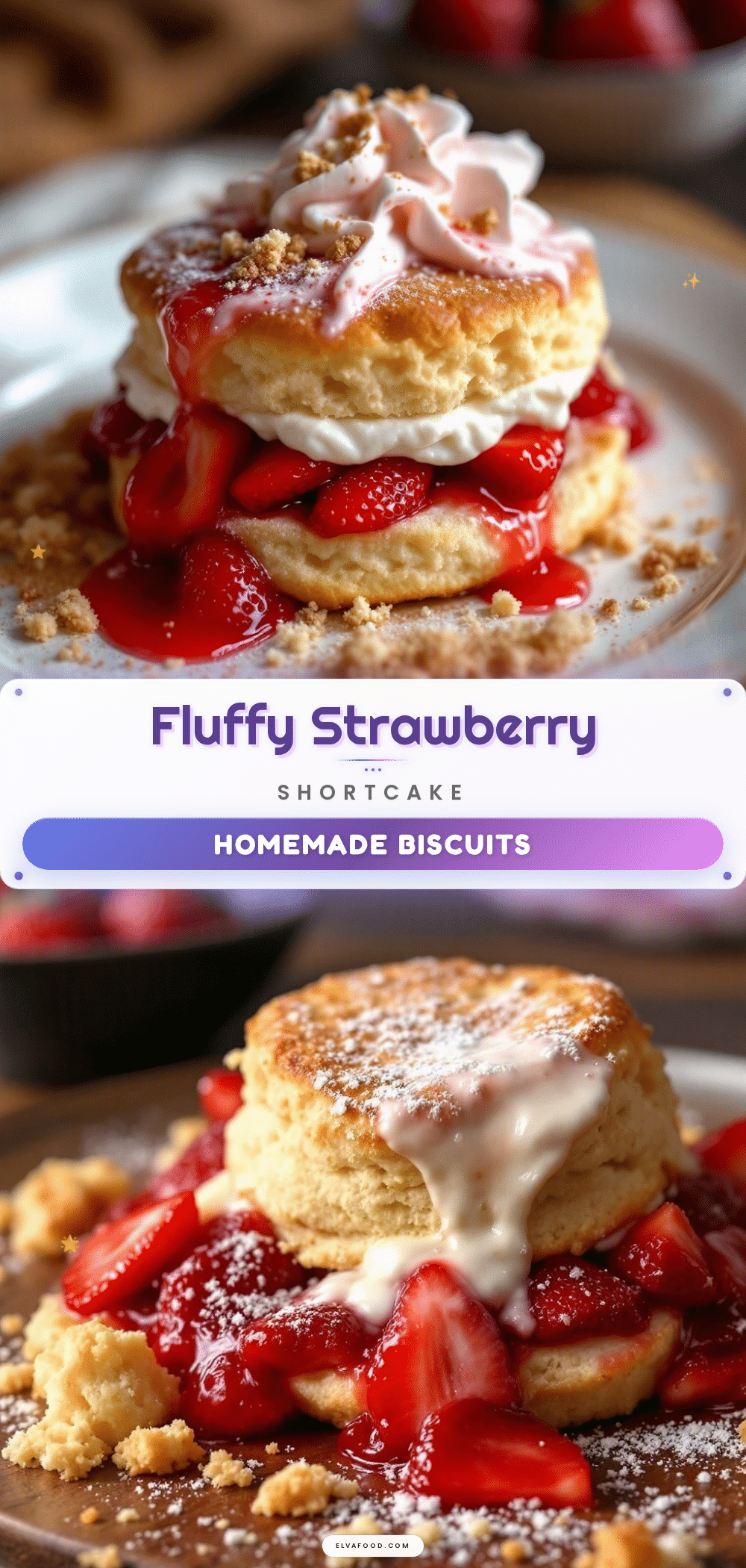 strawberry shortcake with homemade biscuits recipe